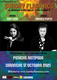 spectacle Sunday Flamenco. Le dimanche 17 octobre 2021 à Paris - 75019. Paris.  17H00